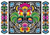 Opakowanie Pocztówka - Nr.3 Koguty FOLKSTAR