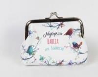 Portmonetka na monety - Najlepsza babcia...(biała). Wydawca: Jawi. SmakLiter.pl Opakowanie Portmonetka na monety - Najlepsza babcia...(biała)