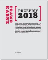 Prawo karne Przepisy 2018. Autor: Lech Krzyżanowski. SmakLiter.pl Okładka książki Prawo karne Przepisy 2018