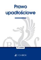 Prawo upadłościowe. Autor: praca zbiorowa. SmakLiter.pl Okładka książki Prawo upadłościowe