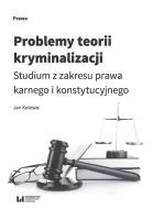 Okładka książki Problemy teorii kryminalizacji
