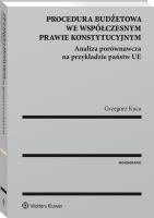 Okładka książki Procedura budżetowa we współczesnym prawie konstytucyjnym