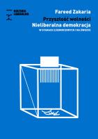 Przyszłość wolności. Autor: Zakaria Fareed. SmakLiter.pl Okładka książki Przyszłość wolności