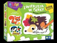 Okładka książki Puzzle dla malucha. Zwierzęta w parku