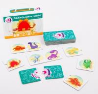 Puzzle domino - Dinozaury. Wydawca: Felico. SmakLiter.pl Opakowanie Puzzle domino - Dinozaury