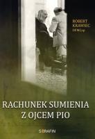 Rachunek sumienia z Ojcem Pio. Autor: Robert Krawiec OFMCap. SmakLiter.pl Okładka książki Rachunek sumienia z Ojcem Pio
