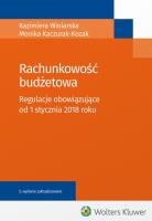 Rachunkowość budżetowa. Autor: Kaczurak-Kozak Monika. SmakLiter.pl Okładka książki Rachunkowość budżetowa