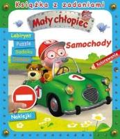 Samochody. Książka z zadaniami. Mały chłopiec. Autor: Agathe Clair. SmakLiter.pl Okładka książki Samochody. Książka z zadaniami. Mały chłopiec