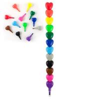 Serce do Serca Przekładana Kredka 12 kolorów. Autor: Helen Gilhooly. SmakLiter.pl Okładka książki Serce do Serca Przekładana Kredka 12 kolorów