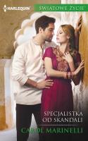 Specjalistka od skandali. Autor: Marinelli Carol. SmakLiter.pl Okładka książki Specjalistka od skandali