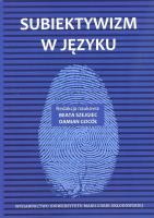 Okładka książki Subiektywizm w języku