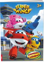 Okładka książki Super Wings Kolorowanka z naklejkami