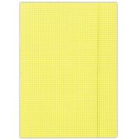 Opakowanie Teczka z gumką A4 w kratę żółta 25 sztuk