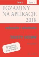 Teksty ustaw Egzaminy Aplikacje radcowska i adwokacka Tom 2. Autor: praca zbiorowa. SmakLiter.pl Okładka książki Teksty ustaw Egzaminy Aplikacje radcowska i adwokacka Tom 2