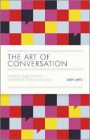 The Art of Conversation. Autor: Judy Apps. SmakLiter.pl Okładka książki The Art of Conversation