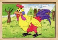 Opakowanie Układanka drewniana Zwierzątka Playme