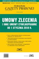 Opakowanie Umowy zlecenia i inne umowy cywilnoprawne od 1 stycznia 2018