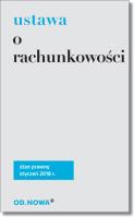 Okładka książki Ustawa o rachunkowości