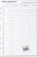 Opakowanie Wkład do organizera A5 Plan miesiąca ANTRA