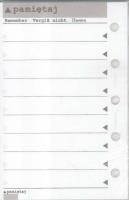 Opakowanie Wkład do organizera MEM/M Pamiętaj ANTRA