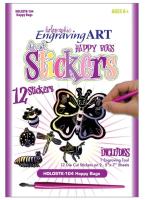 Opakowanie Wydrapywanka naklejki Szczęśliwe robaczki