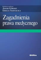 Okładka książki Zagadnienia prawa medycznego