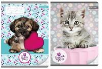 Zeszyt A5 w kratkę 16 kartek The Sweet Pets 10 sztuk mix. Wydawca: Beniamin. SmakLiter.pl Opakowanie Zeszyt A5 w kratkę 16 kartek The Sweet Pets 10 sztuk mix