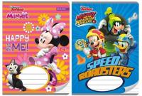 Opakowanie Zeszyt A5 w trzy linie 16 kartek - Minnie&Mickey 10 sztuk