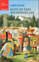 Alice au pays des merveilles. Autor: Carrol Lewis. SmakLiter.pl Okładka książki Alice au pays des merveilles