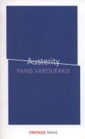 Austerity. Autor: Varoufakis Yanis. SmakLiter.pl Okładka książki Austerity