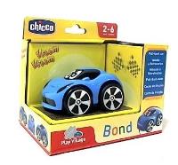 Opakowanie Autko Mini turbo touch Bond- niebieski