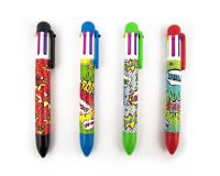 Długopis mechaniczny Komiks różne wzory. Wydawca: Kolorowe Baloniki. SmakLiter.pl Opakowanie Długopis mechaniczny Komiks różne wzory
