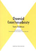 Dowód (nie) osobisty. Autor: Chakhjan Tatev. SmakLiter.pl Okładka książki Dowód (nie) osobisty
