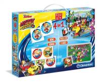 Edukit 4w1 Miki i Raźni Rajdowcy. Wydawca: Clementoni. SmakLiter.pl Opakowanie Edukit 4w1 Miki i Raźni Rajdowcy