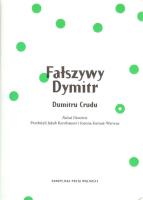 Fałszywy Dymitr. Autor: Crudu Dumitru. SmakLiter.pl Okładka książki Fałszywy Dymitr