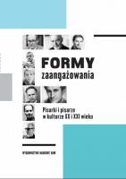 Opakowanie Formy zaangażowania Pisarki i pisarze w kulturze XX i XXI wieku