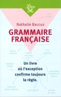 Grammaire francaise. Autor: Baccus Nathalie. SmakLiter.pl Okładka książki Grammaire francaise
