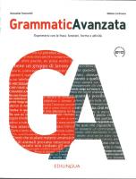 Grammatica Avanzata Podręcznik B2+/C2. Autor: La Grassa Matteo. SmakLiter.pl Okładka książki Grammatica Avanzata Podręcznik B2+/C2