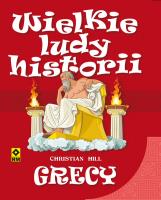 Grecy. Wielkie ludy historii.. Autor: Christian Hill. SmakLiter.pl Okładka książki Grecy. Wielkie ludy historii.