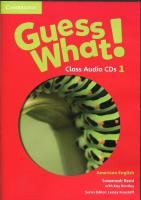 Guess What! Level 1 Class Audio CDs (3). Wydawca: Cambridge University Press. SmakLiter.pl Opakowanie Guess What! Level 1 Class Audio CDs (3)