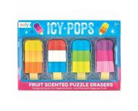 Gumki do ścierania, Pachnące, Lody na Patyku, 4 gumki. Wydawca: Kolorowe Baloniki. SmakLiter.pl Opakowanie Gumki do ścierania, Pachnące, Lody na Patyku, 4 gumki