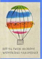 Opakowanie Karnet B6 Urodziny. Balon