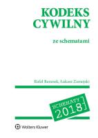 Okładka książki Kodeks cywilny ze schematami