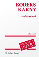 Kodeks karny ze schematami. Autor: Sitarz Olga. SmakLiter.pl Okładka książki Kodeks karny ze schematami