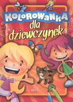 Kolorowanka dla dziewczynek A4. Autor: Opracowanie zbiorowe. SmakLiter.pl Okładka książki Kolorowanka dla dziewczynek A4