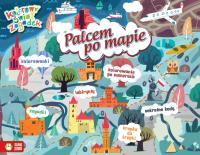 Okładka książki Kolorowy świat zagadek. Palcem po mapie