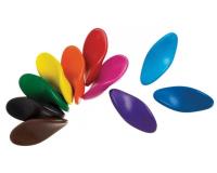 Kredki ergonomiczne świderki 10 kolorów. Wydawca: Kolorowe Baloniki. SmakLiter.pl Opakowanie Kredki ergonomiczne świderki 10 kolorów
