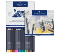 Opakowanie Kredki Goldfaber 24 kol. opak. metal FABER CASTELL