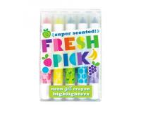 Opakowanie Kredki Soczyste Owoce. Pachnące Neonowe Kredki Żelowe.