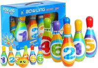 Kręgle z cyferkami piankowe Bowling dla malucha. Wydawca: Lean Toys. SmakLiter.pl Opakowanie Kręgle z cyferkami piankowe Bowling dla malucha